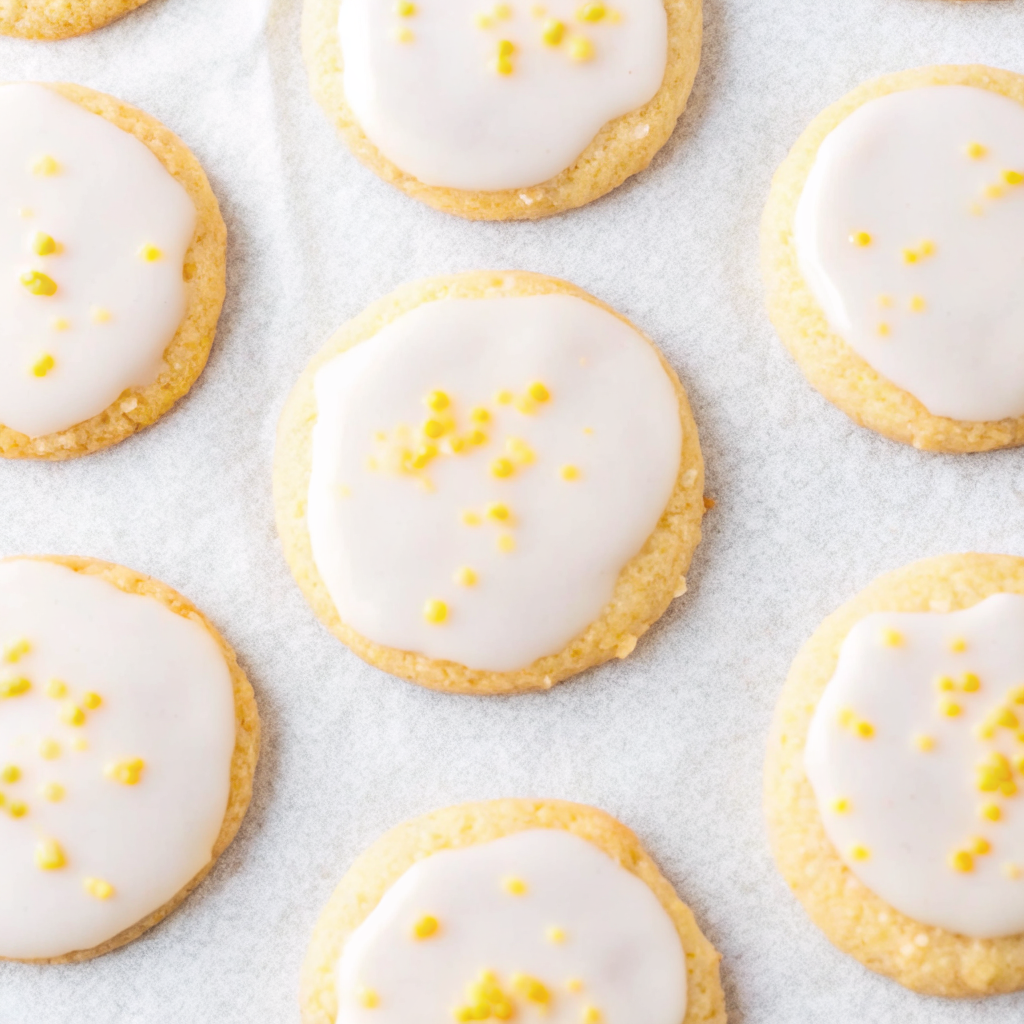 Ingredients for 4 ingredient keto lemon sugar cookies