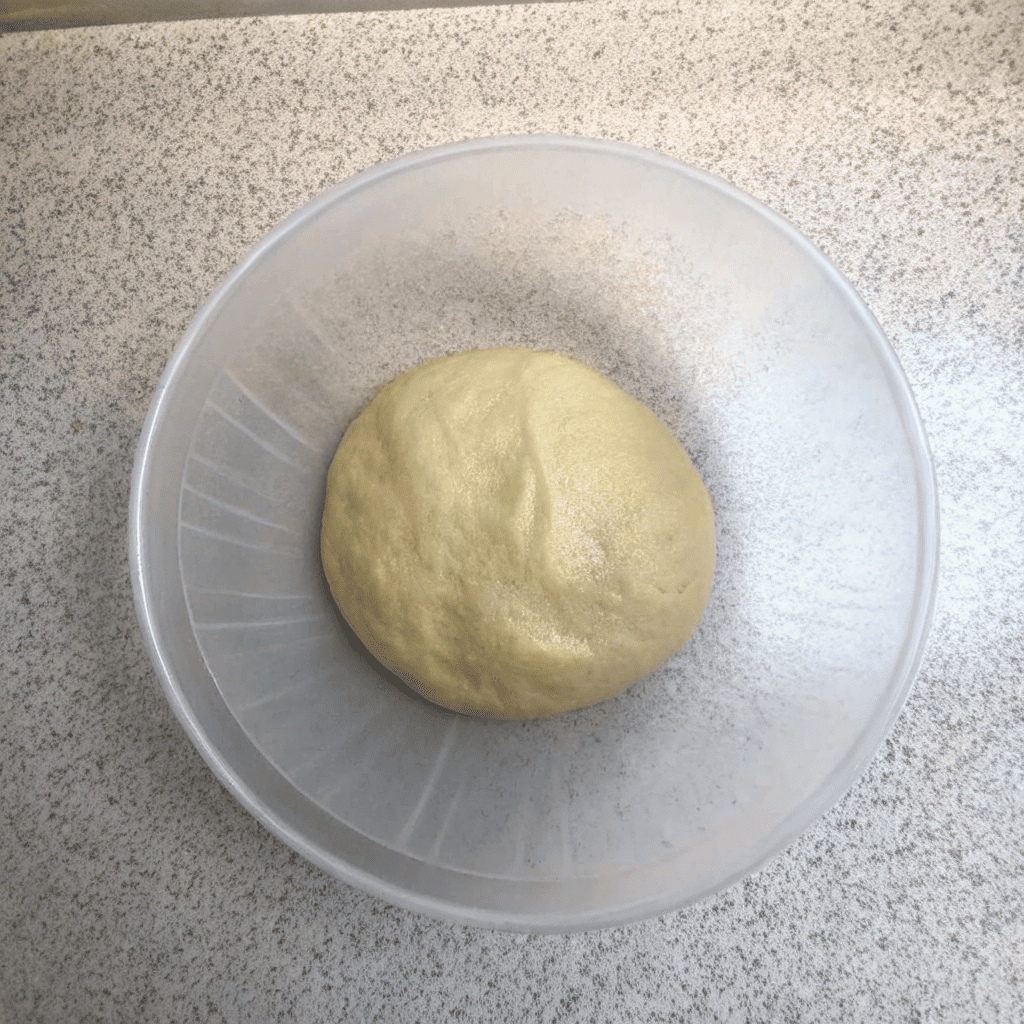 Taco Bell Cinnabon Delights dough resting before rise