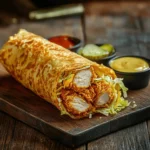 Popeyes new chicken wraps with sauces