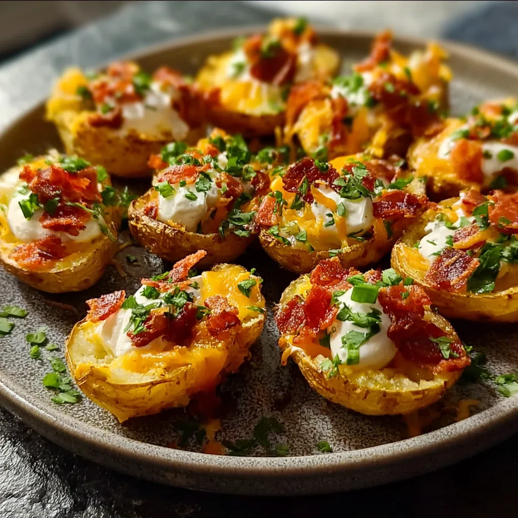 Tasty Mini Potato Skins: A Crispy Culinary Treat