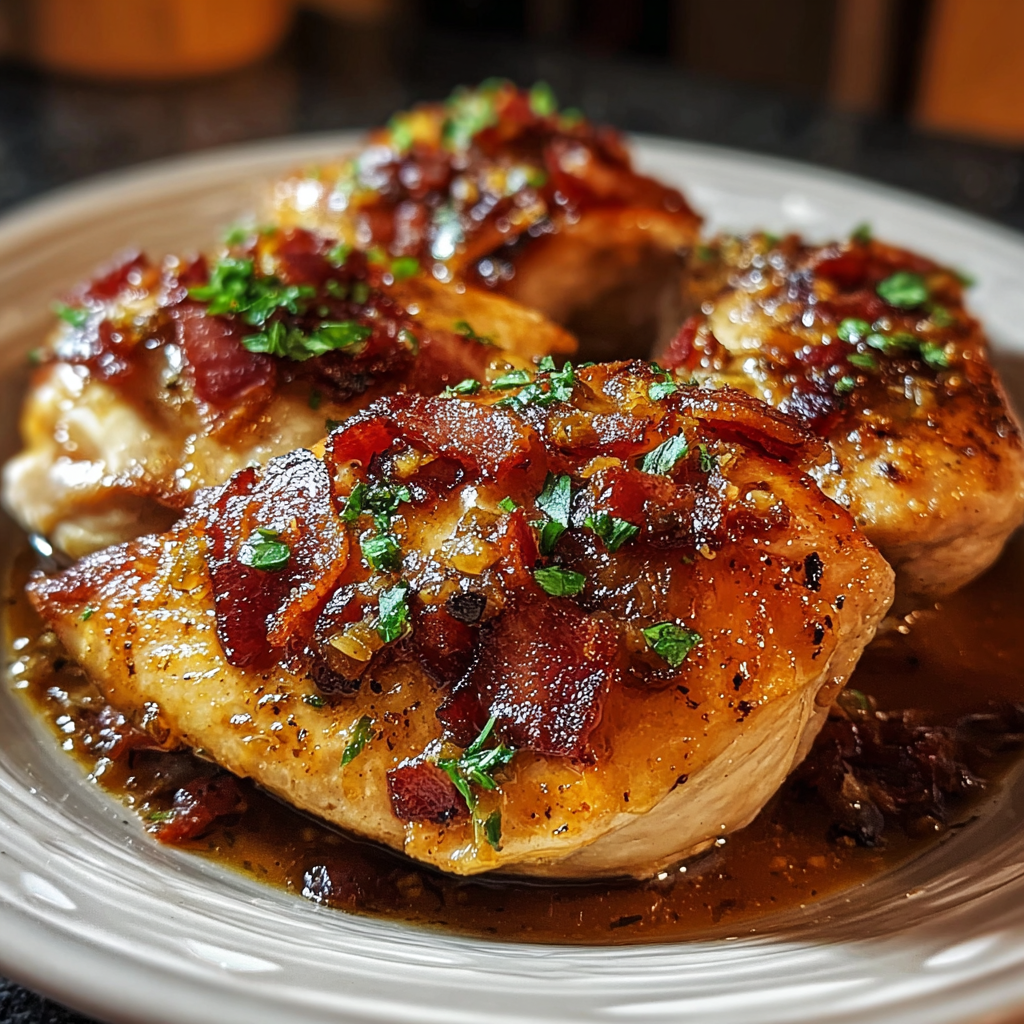 Maple Garlic Bacon Chicken