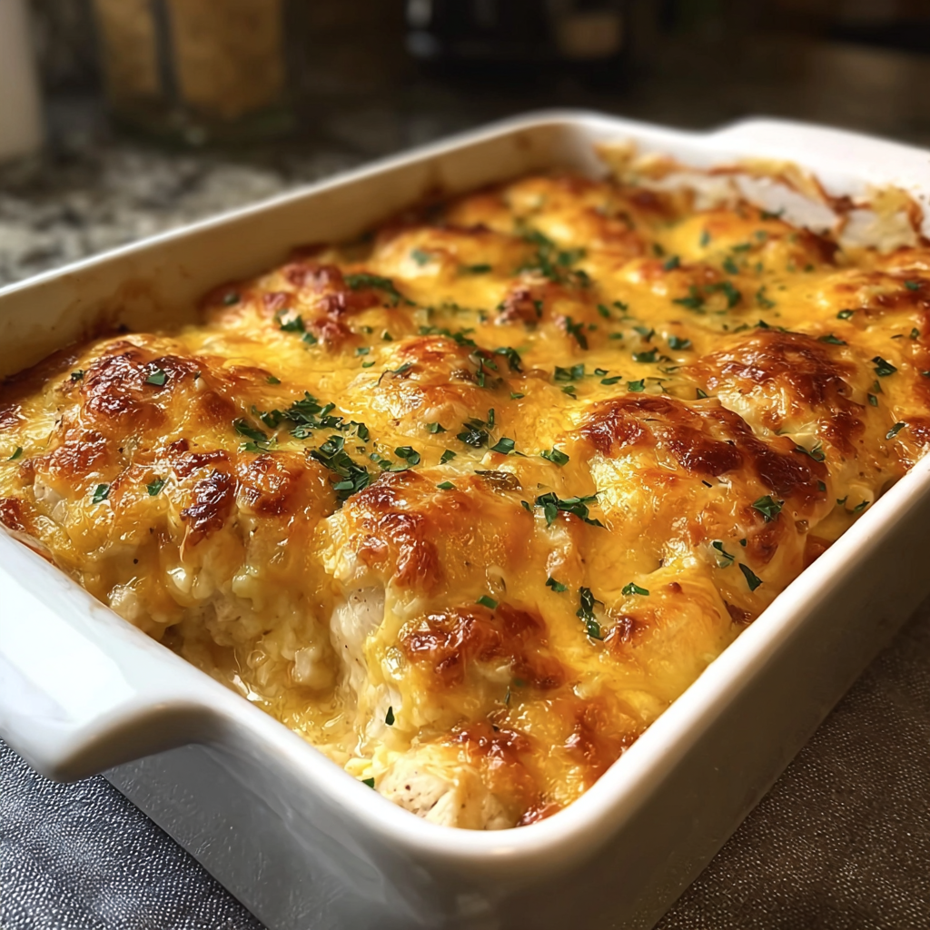 4-Ingredient Ranch Chicken Bake: Quick and Flavorful Comfort