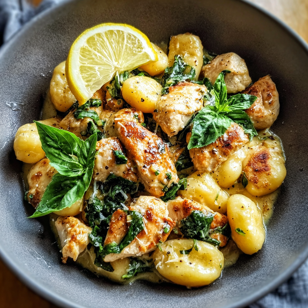 Lemon Chicken Gnocchi: A Zesty Comfort Dish