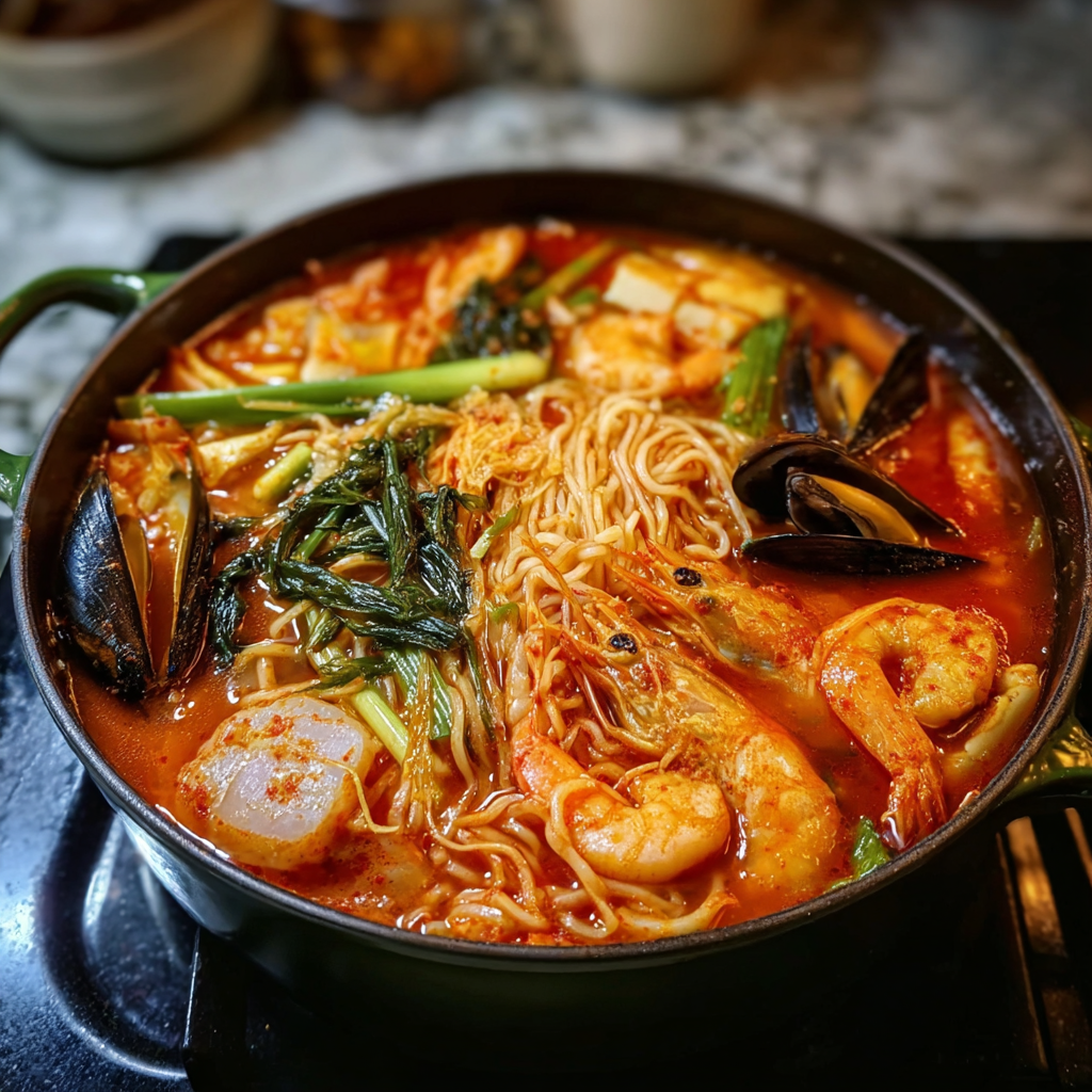 Jjamppong: A Flavorful Korean Spicy Noodle Dish