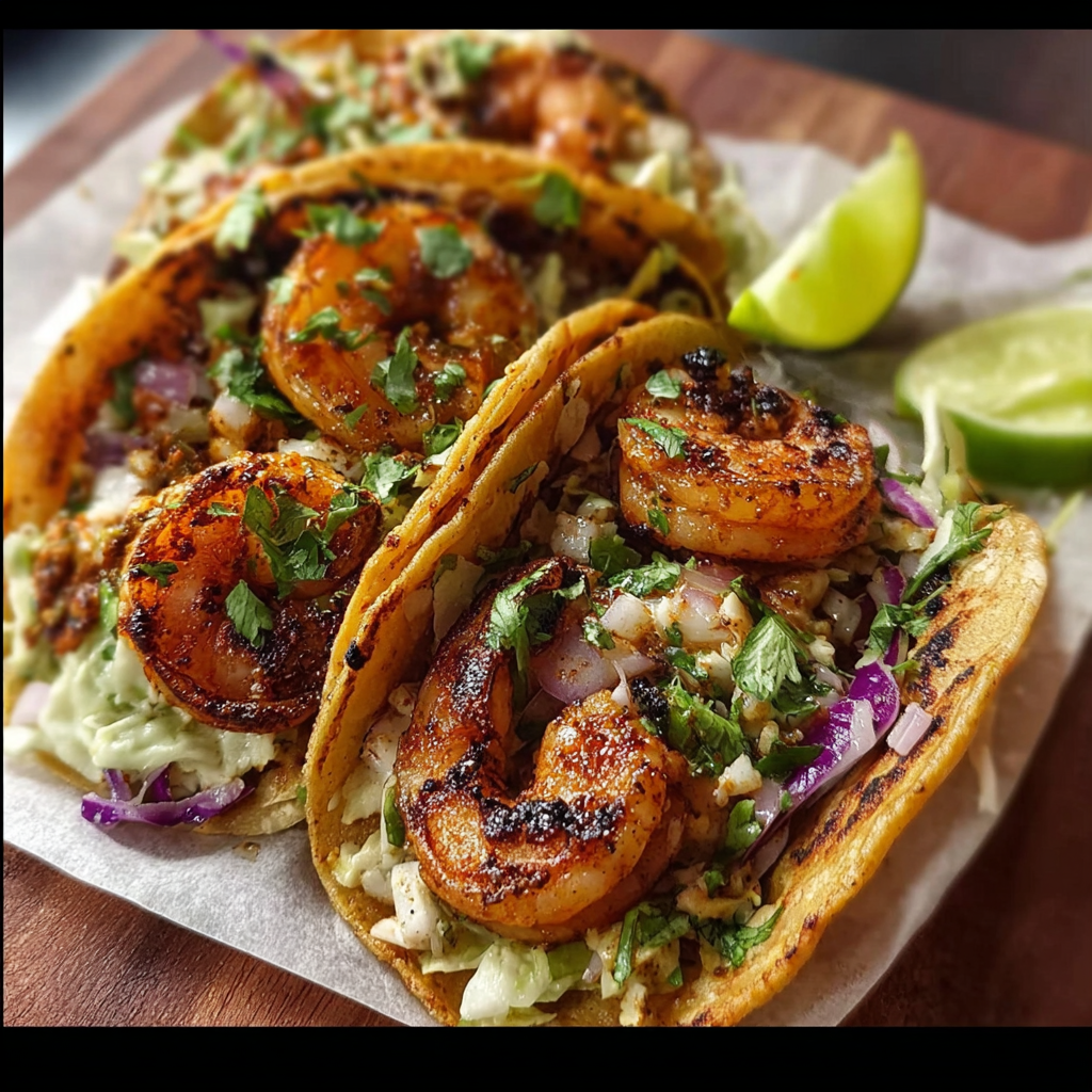 Grilled Shrimp Tacos for a Flavorful Fiesta