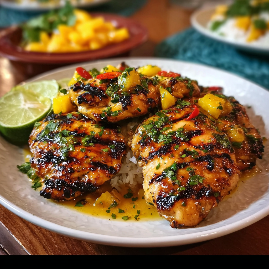 Key West Grilled Chicken with Tropical Citrus Marinade