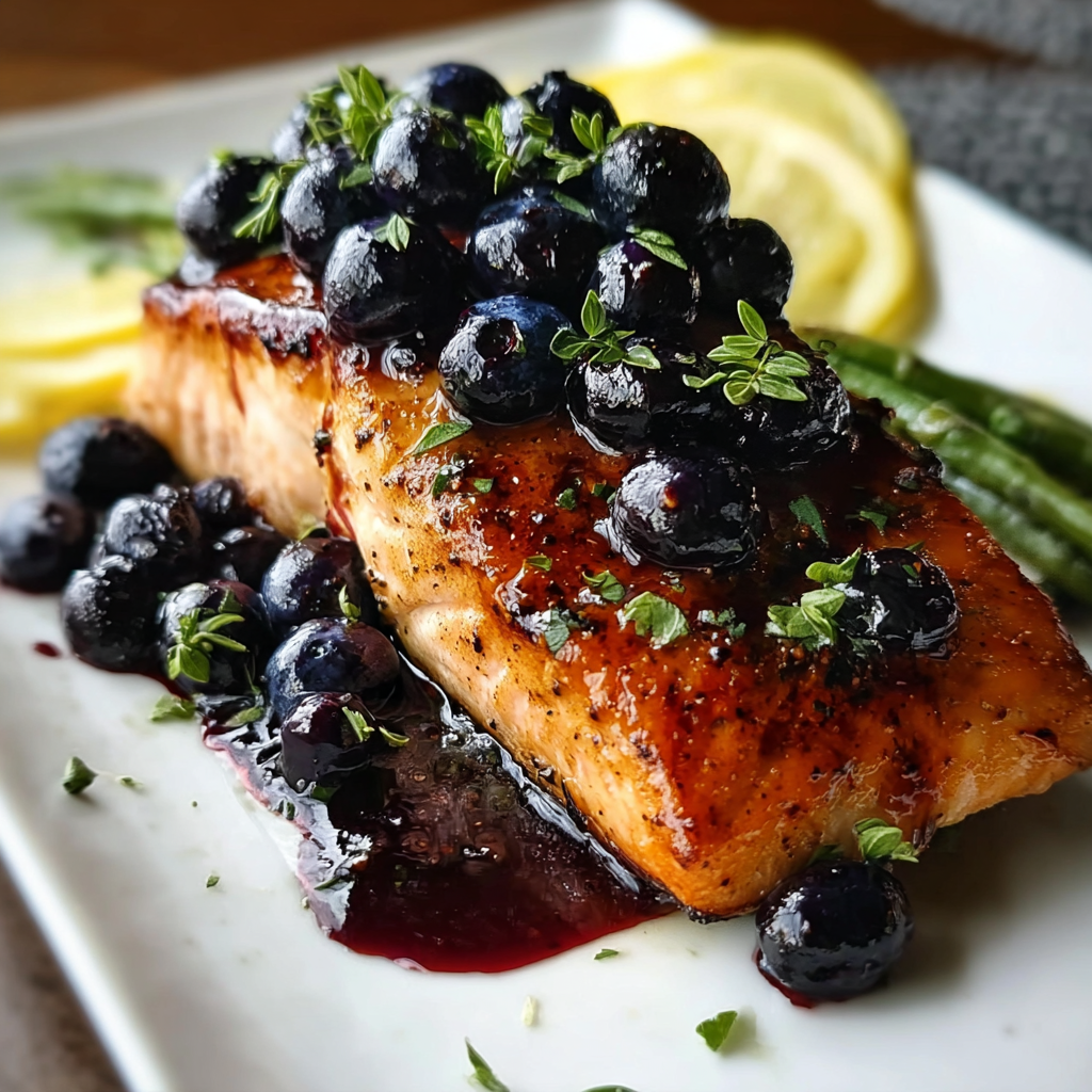 Blueberry Glazed Salmon