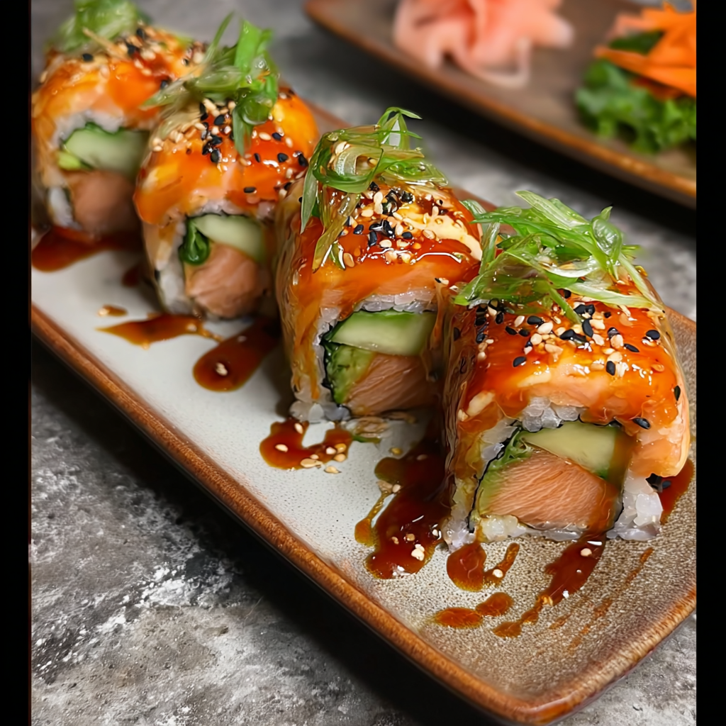 Firecracker Salmon Rolls