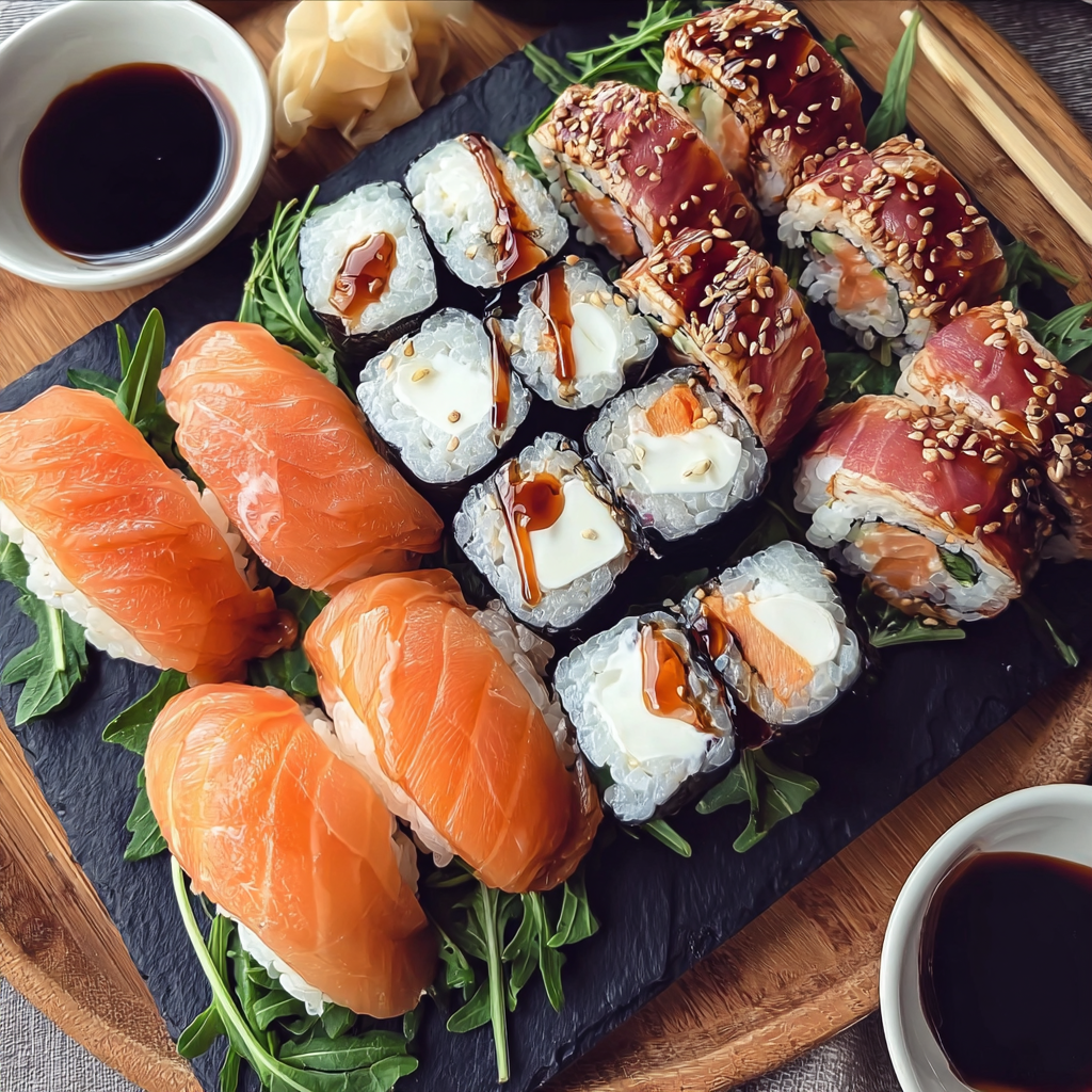 Italian Sushi with Prosciutto and Burrata: A Flavorful Twist