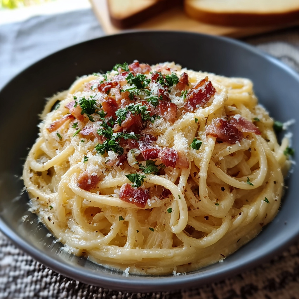 25-Minute Bacon Carbonara Pasta: Quick, Flavorful Feast