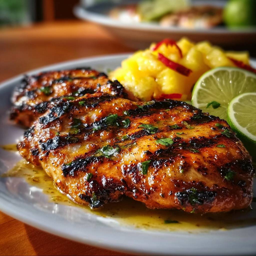 Key West Grilled Chicken with Tropical Citrus Marinade