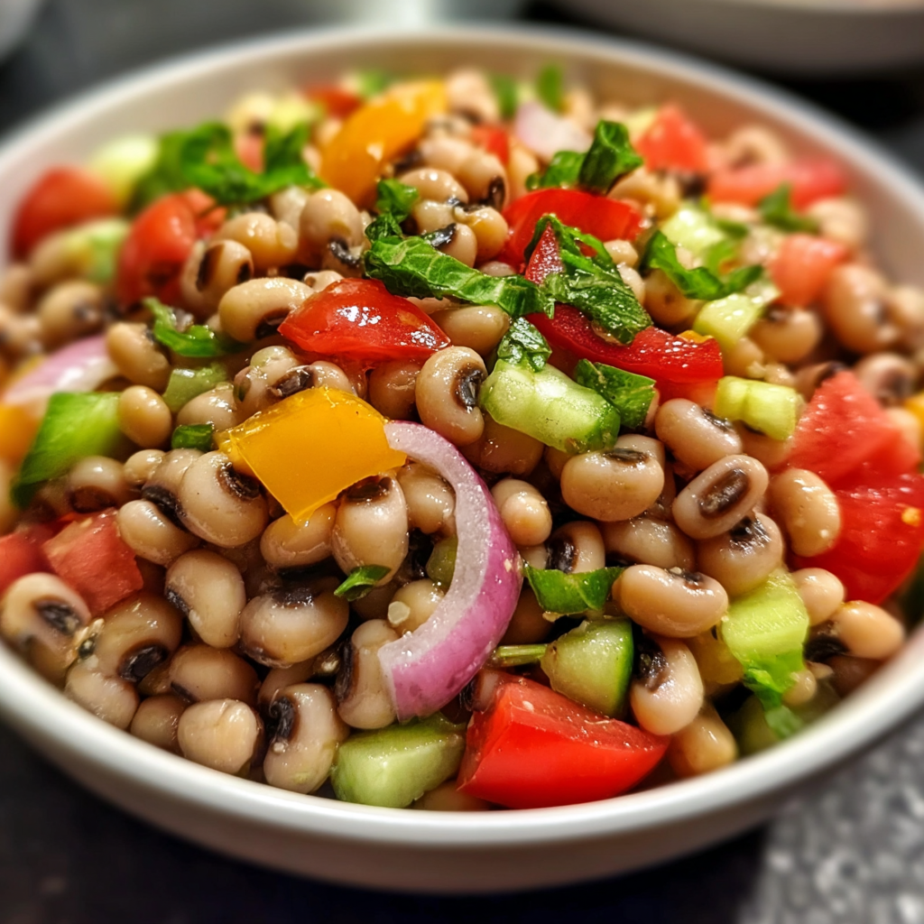 Juneteenth Black-Eyed Pea Salad Delivered to Your Table