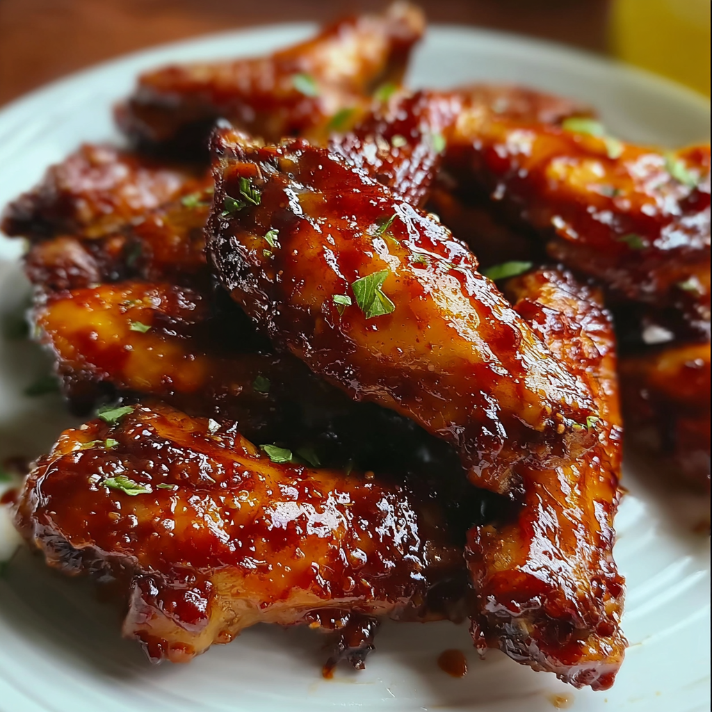 Spicy Sticky Tangy Tamarind BBQ Wings