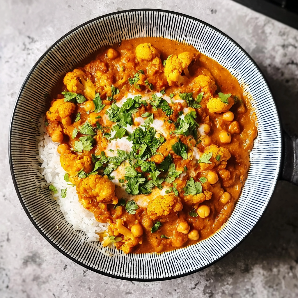 Cauliflower Chickpea Curry: A Flavor-Packed One-Pot Meal