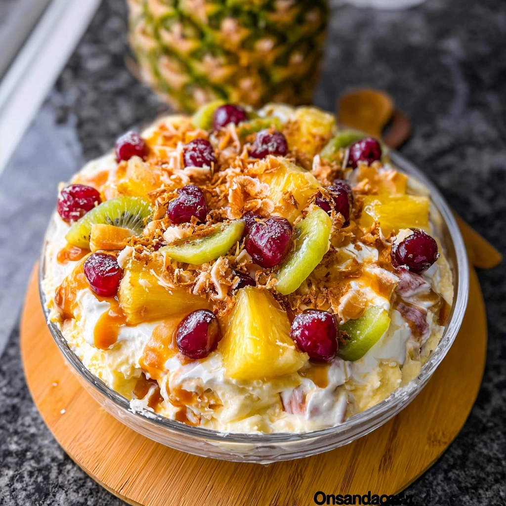 Hawaiian Cheesecake Salad Recipe: A Tropical Twist