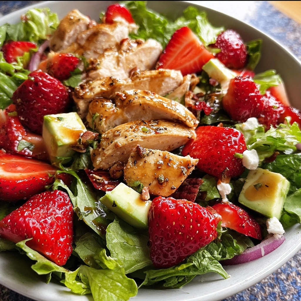 Strawberry Chicken Salad for Quick, Flavorful Meals