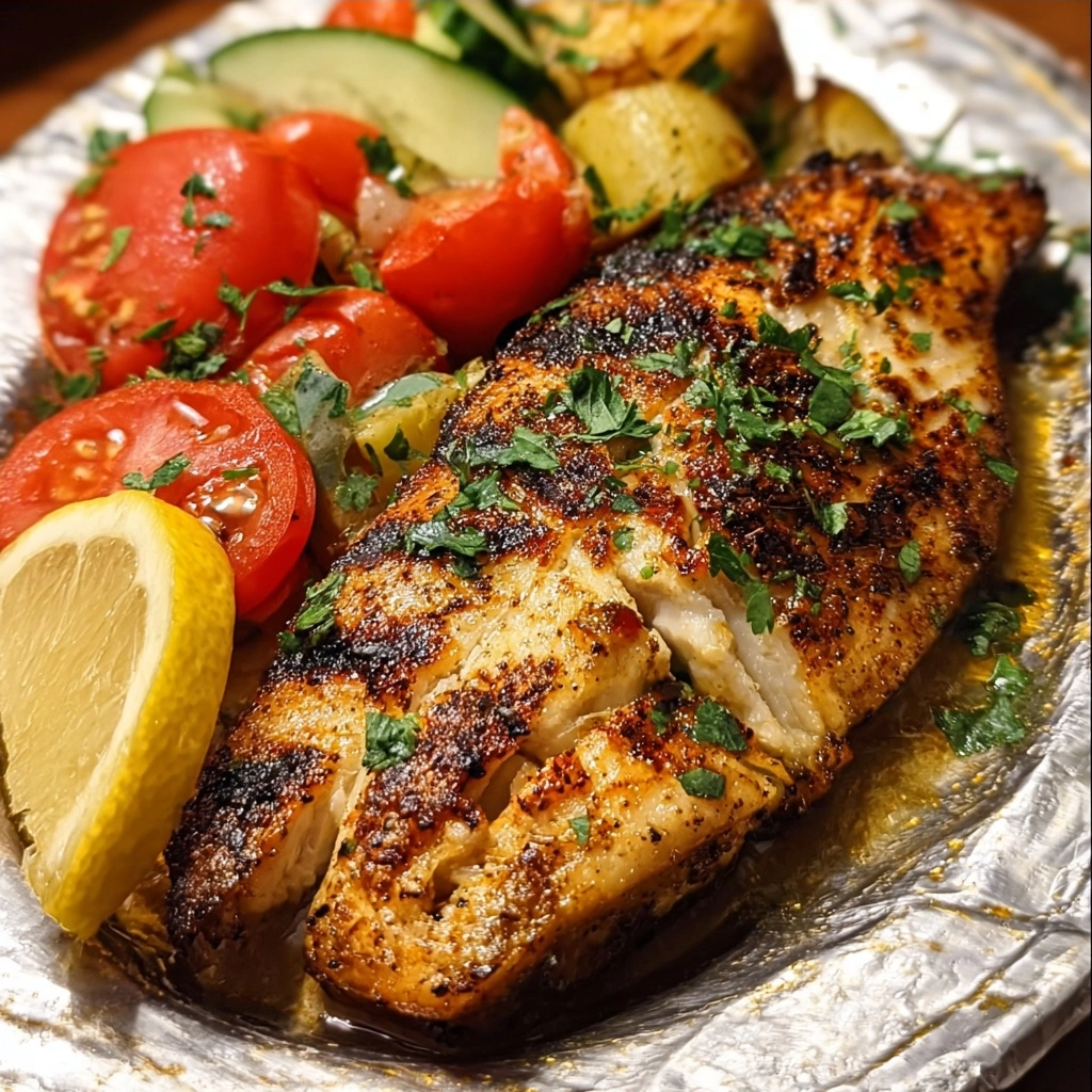 Grilled Tilapia with Sautéed Vegetables