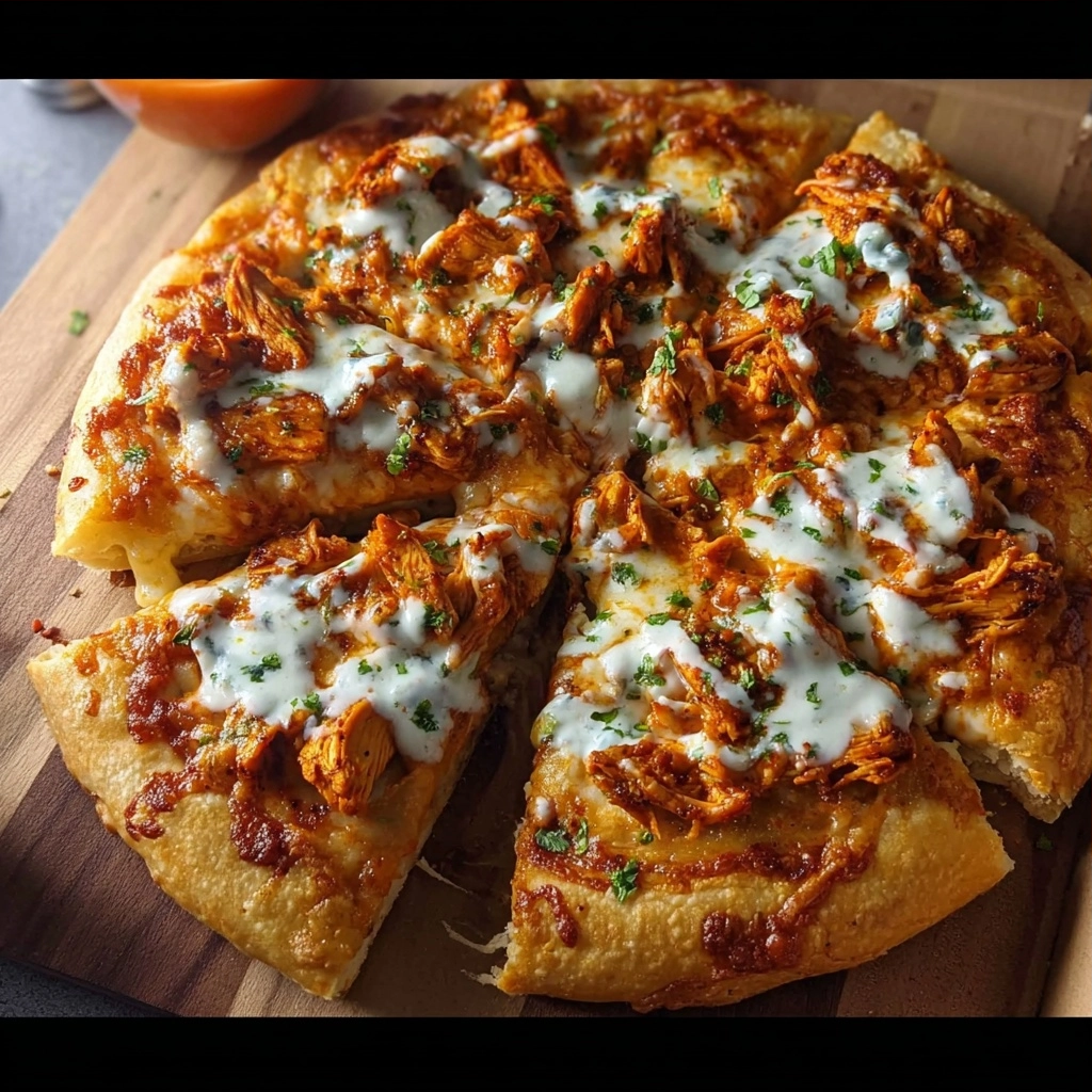 Buffalo Chicken Pizza Recipe: Crispy, Creamy, and Spicy