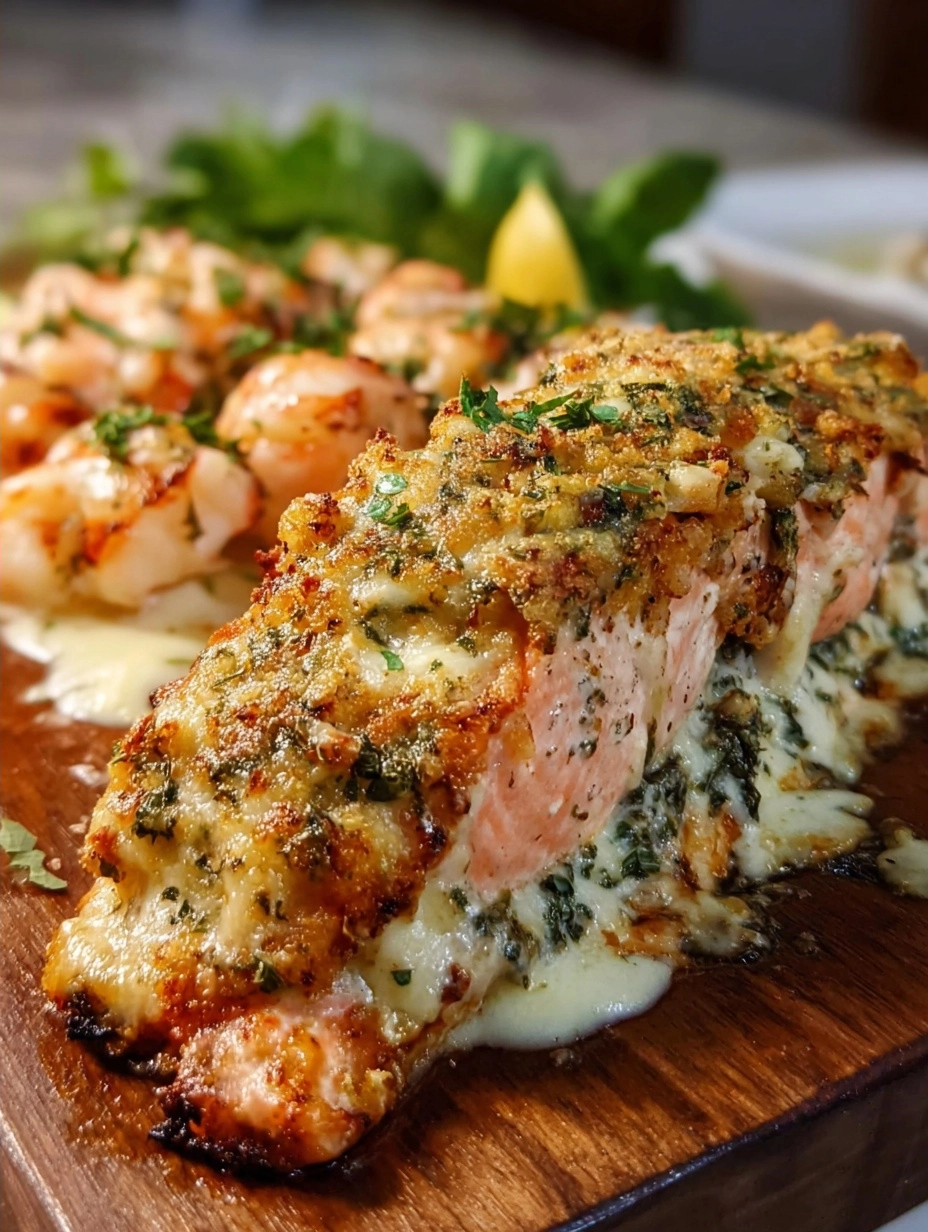 Shrimp Stuffed Salmon: A Flavorful Seafood Delight