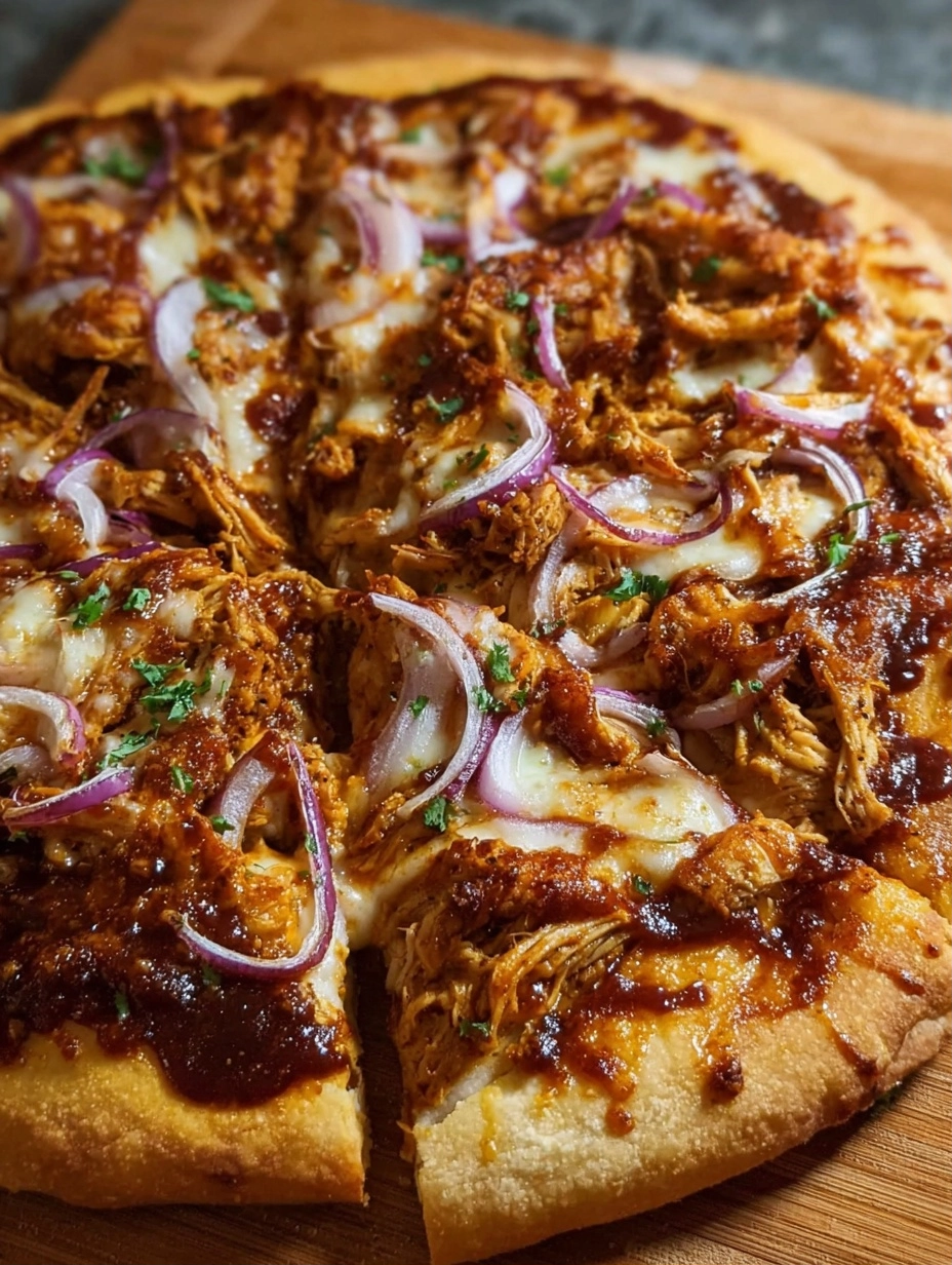 Barbecue Chicken Pizza: A Smoky Cheese-Lover's Delight