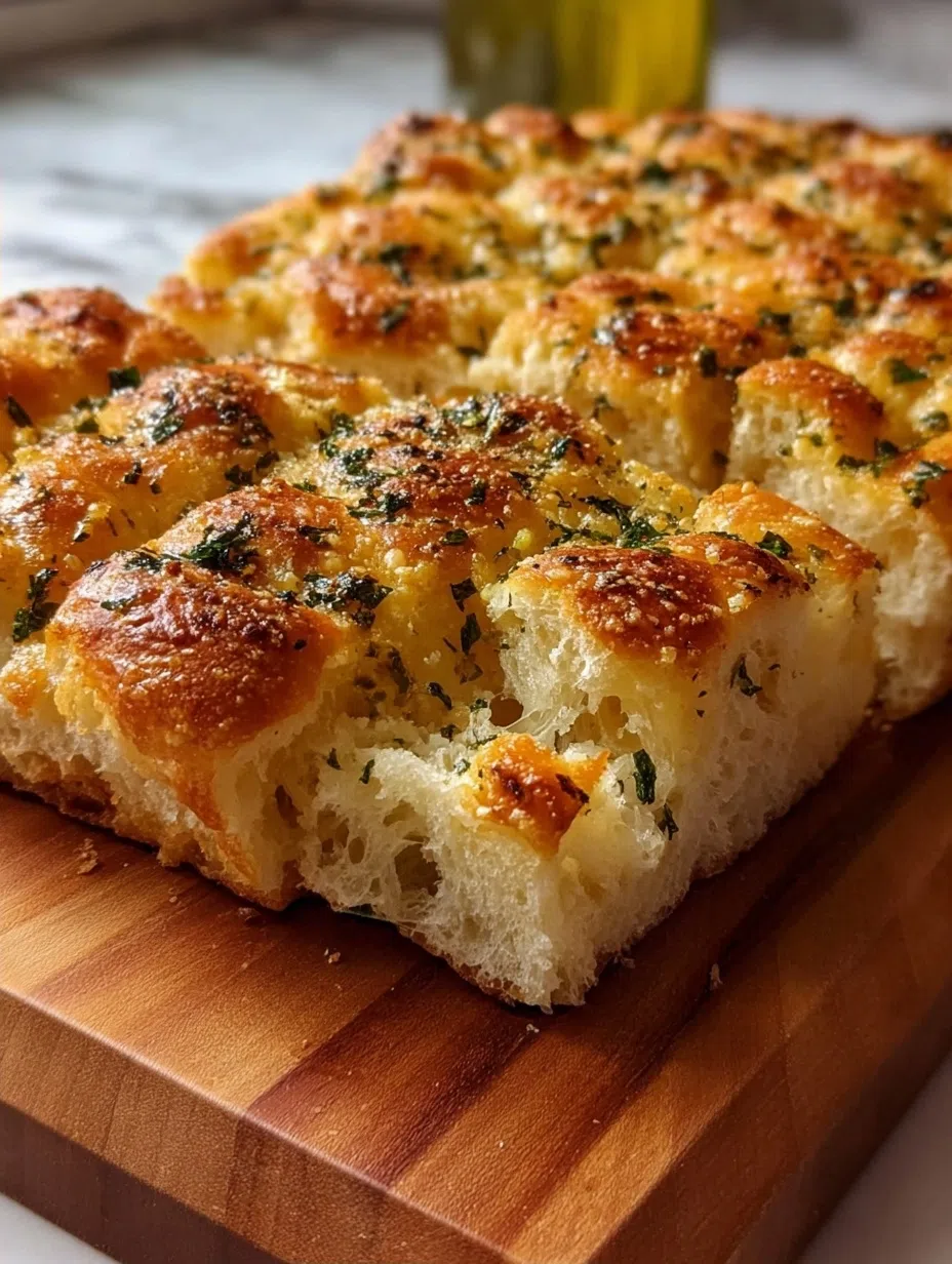 Garlic Parmesan Focacci: A Rustic Recipe with Parmesan and Garlic