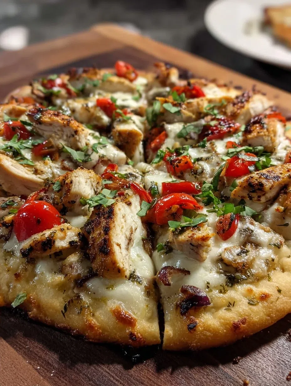 Tuscan Grilled Chicken Pizza Recipe