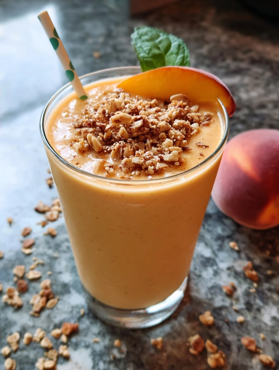 10 Quick & Global Recipes for Every Craving: Sweet Treats and Savory Classics from Peach Crisp to Chicken Satay 4 Peach Crisp Smoothie for a Sweet and Refreshing Treat