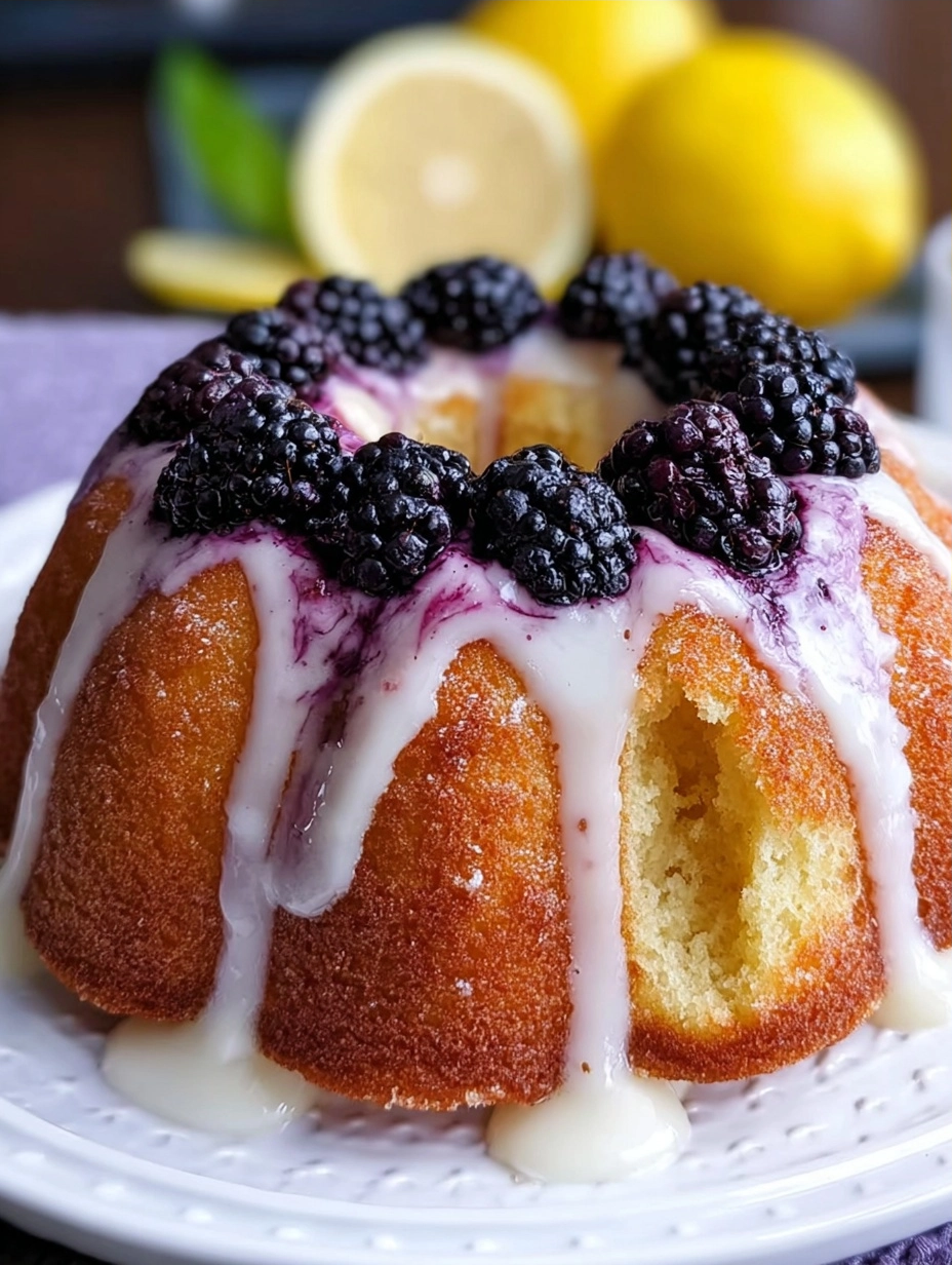 Lemon Blackberry Bundt Cake: A Zesty Twist on Classic Comfort Baking