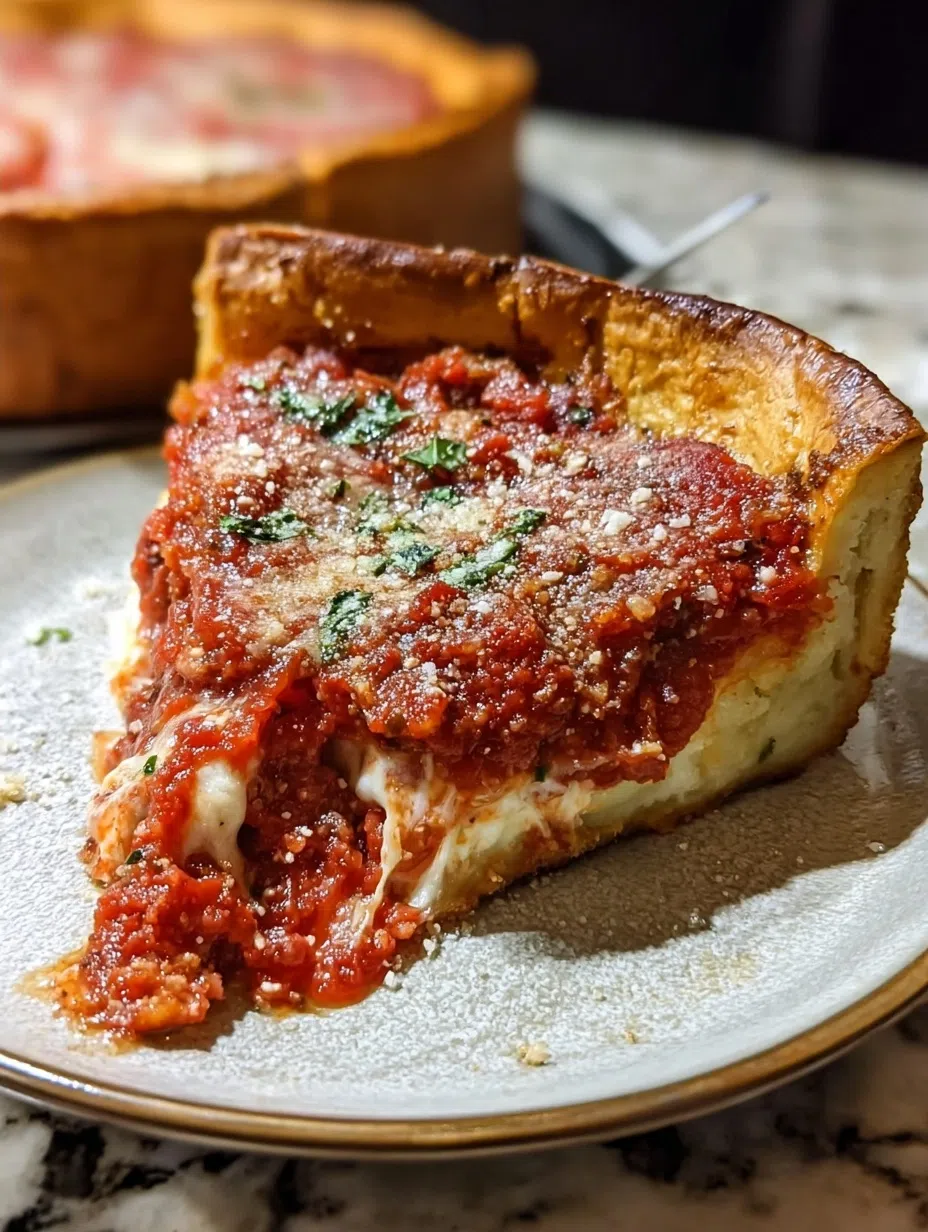 Chicago-Style Deep Dish Pizza Recipe