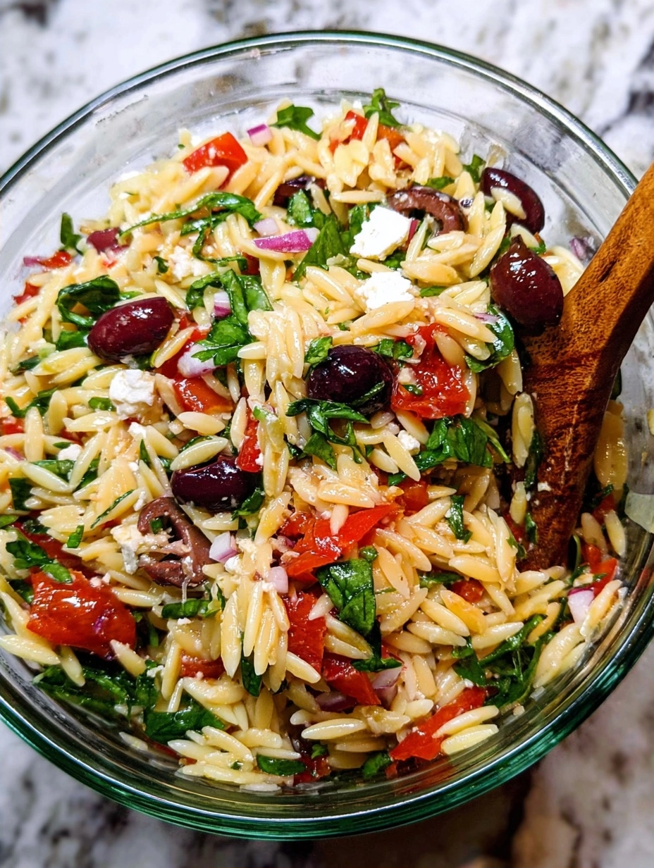 Mediterranean Orzo Pasta Salad Recipe for Quick Meals