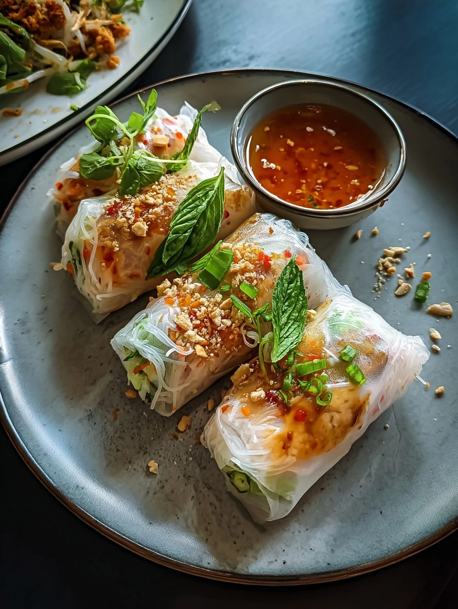 Rice Paper Noodle Roll: Quick, Crispy, and Customizable