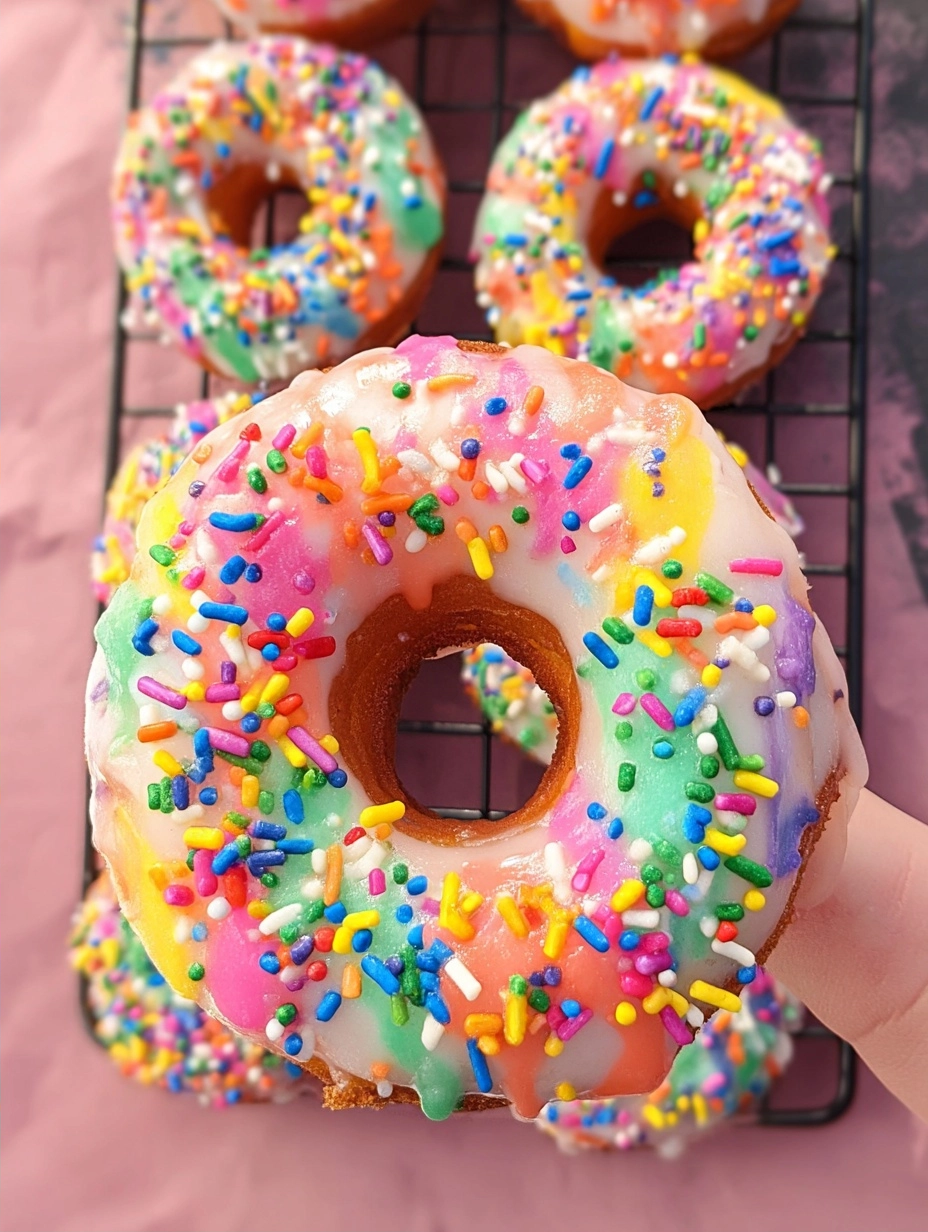 Rainbow Donuts That Delight Your Taste Buds