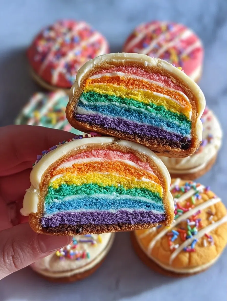 Rainbow Cookie Sandwiches: A Fun & Flavorful Dessert