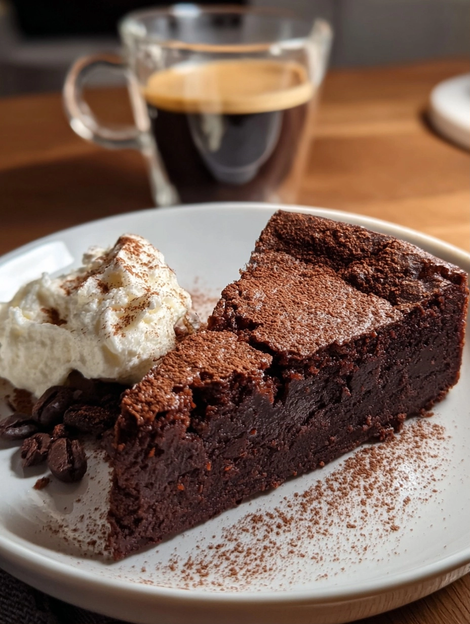 Flourless Espresso Chocolate Cake