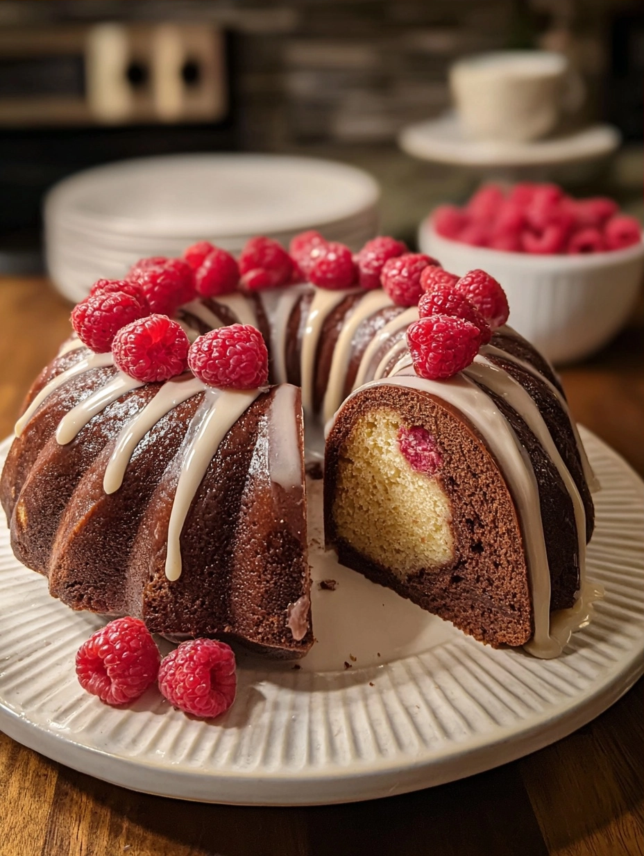 Chocolate Raspberry Bundt Cake Recipe
