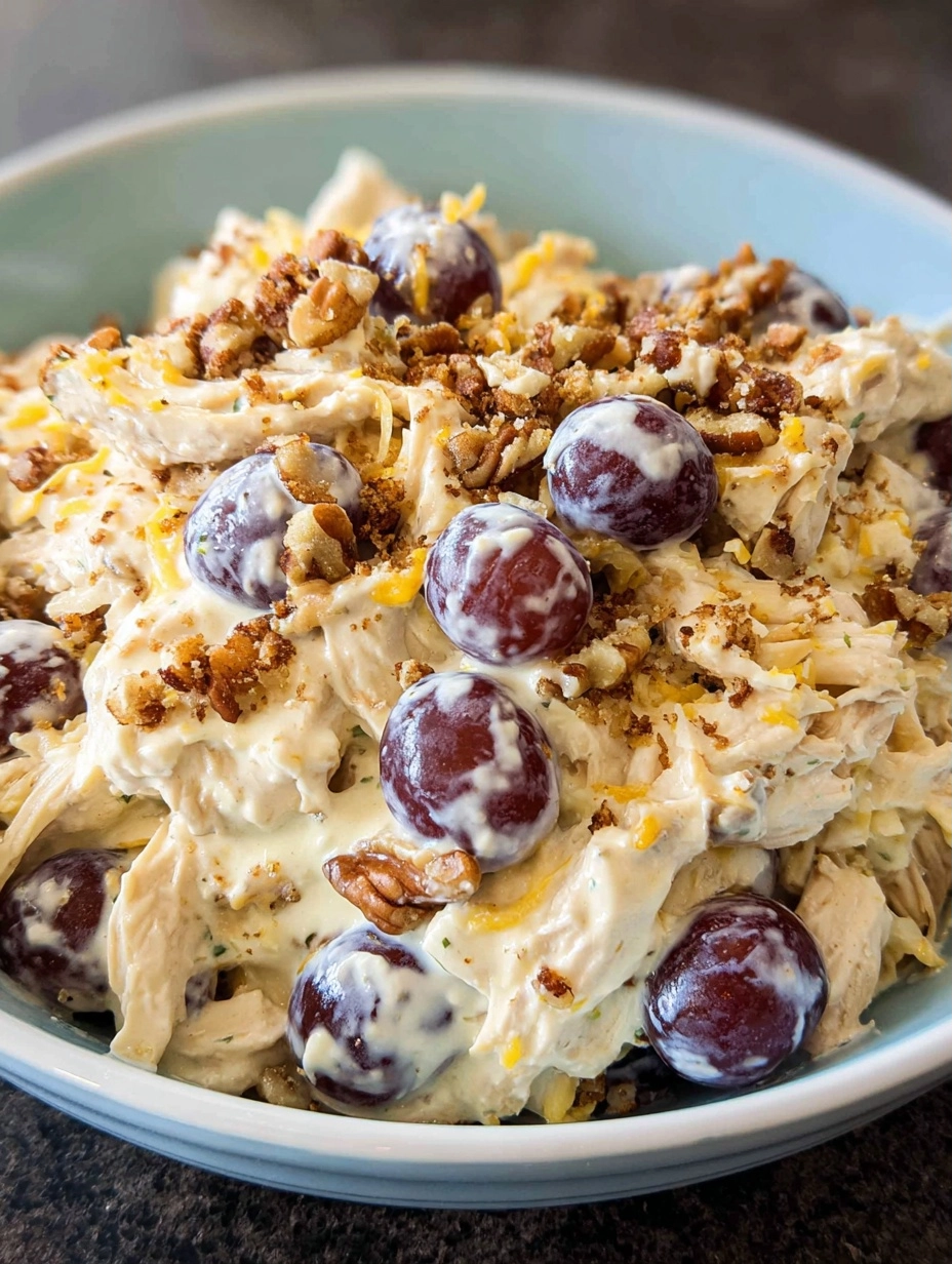 Chicken Salad Chick Grape Salad: A Creamy Sweet Treat