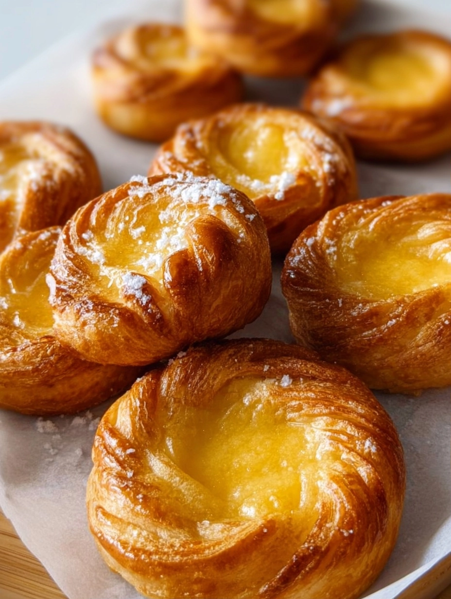 Lemon Danish Pastries: A Bright and Crunchy Treat