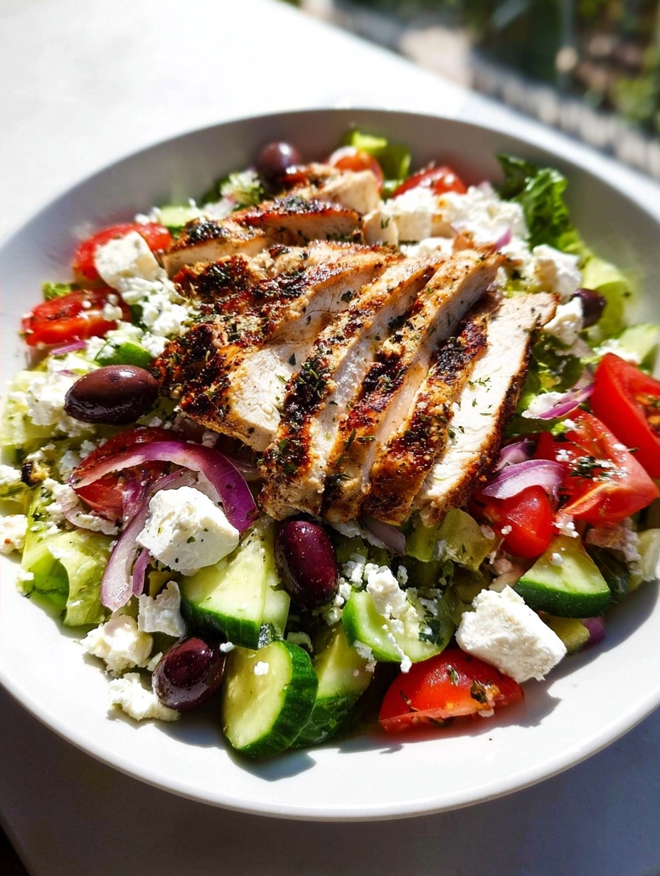 Greek Salad with Chicken: A Fresh and Flavorful Classic