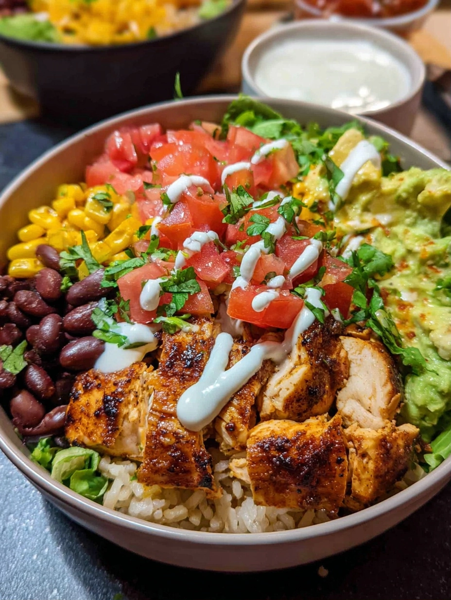 Chicken Burrito Bowl: A Flavorful, Healthy Meal