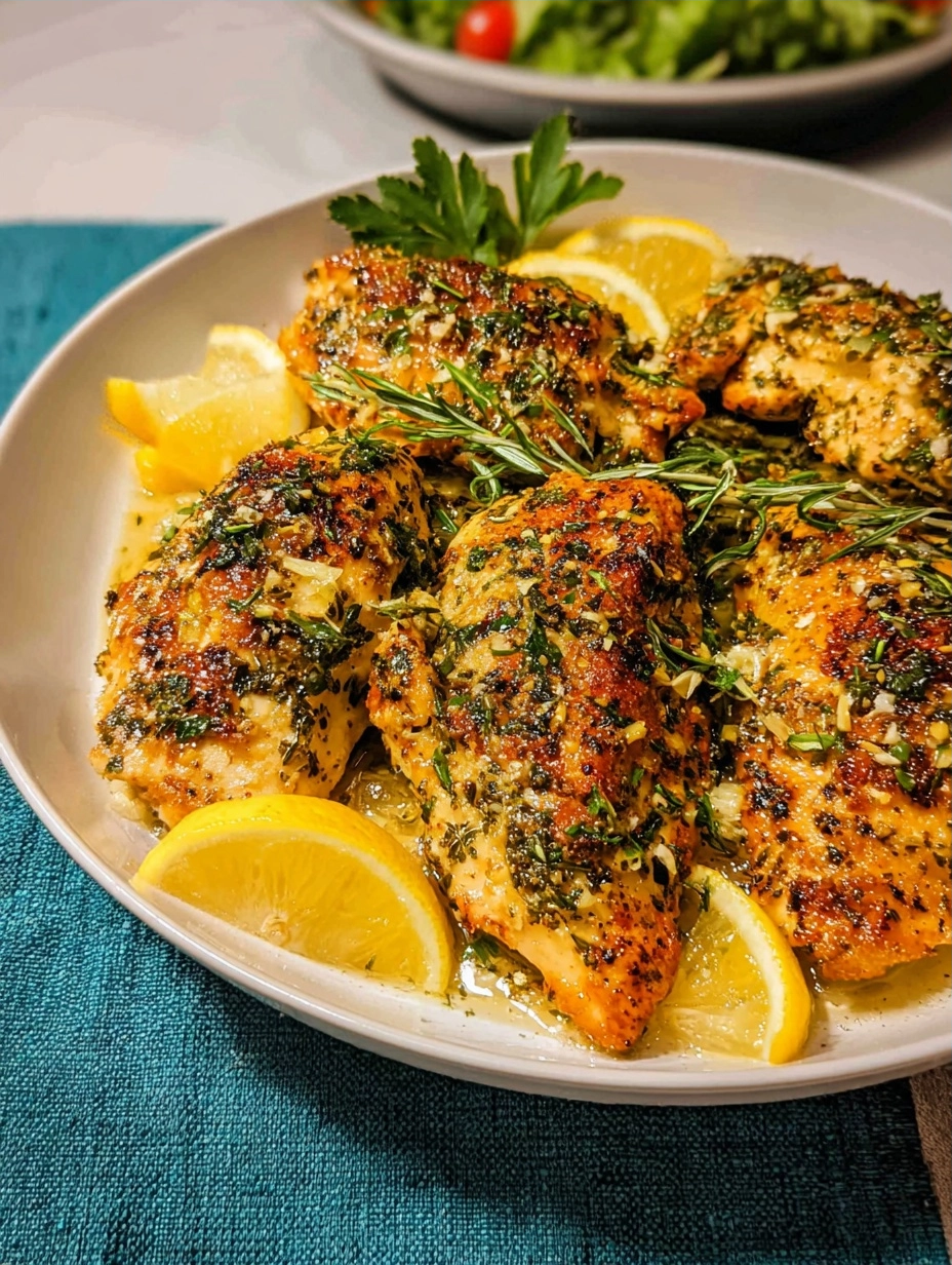 Lemon Garlic Chicken Recipe – Juicy Pan-Sear in 30 Minutes