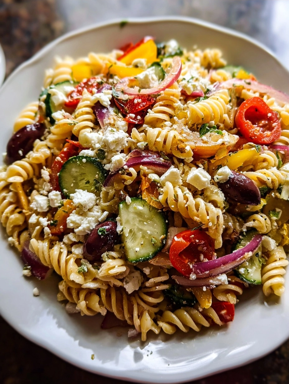 Greek Pasta Salad: A Fresh, Flavorful Dish