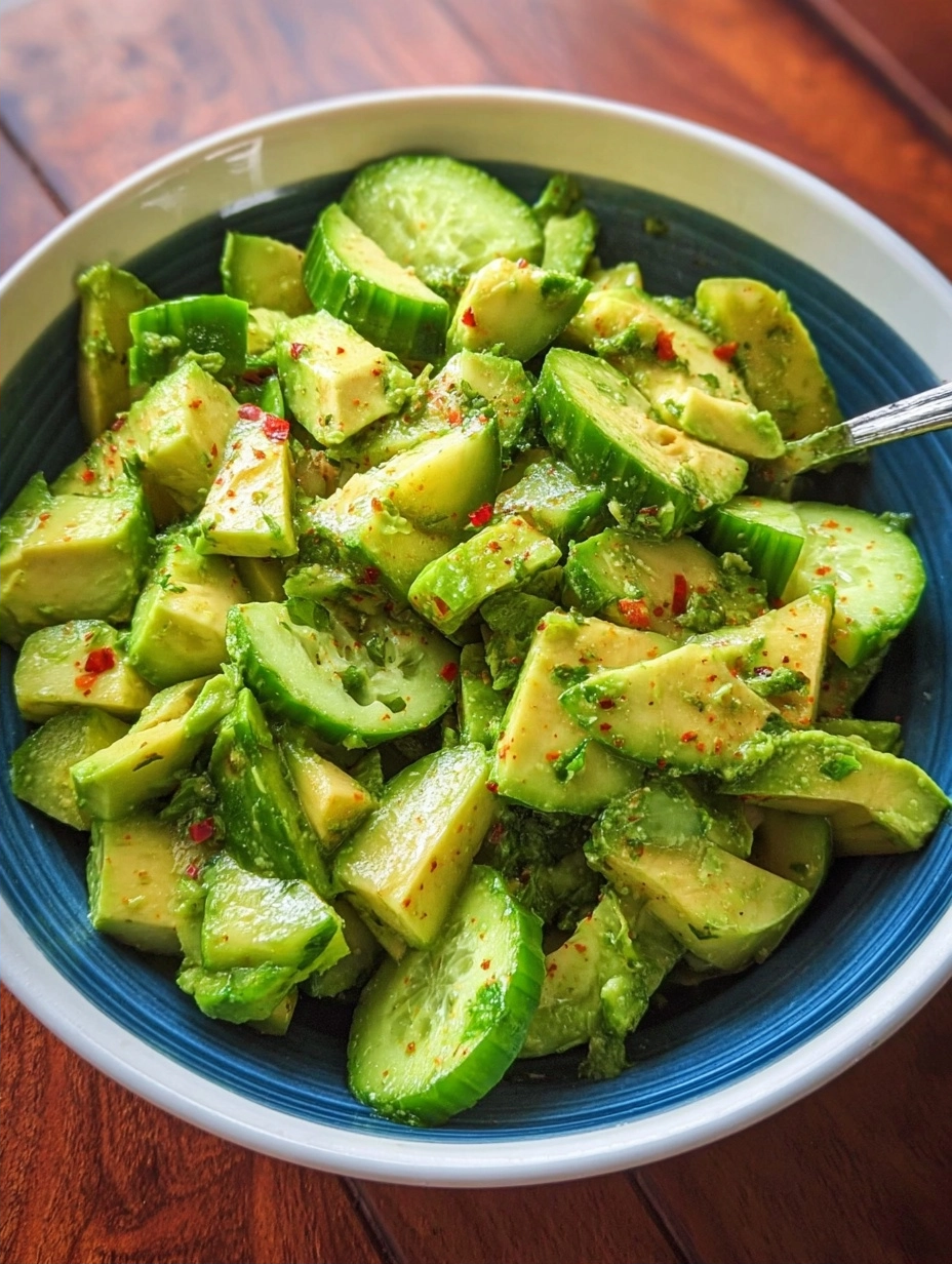 Avocado Cucumber Salad: Refreshing Twist on Summer Cravings