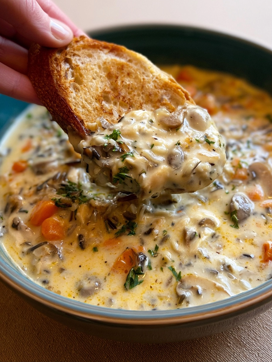 Crockpot Chicken and Wild Rice Soup Perfection