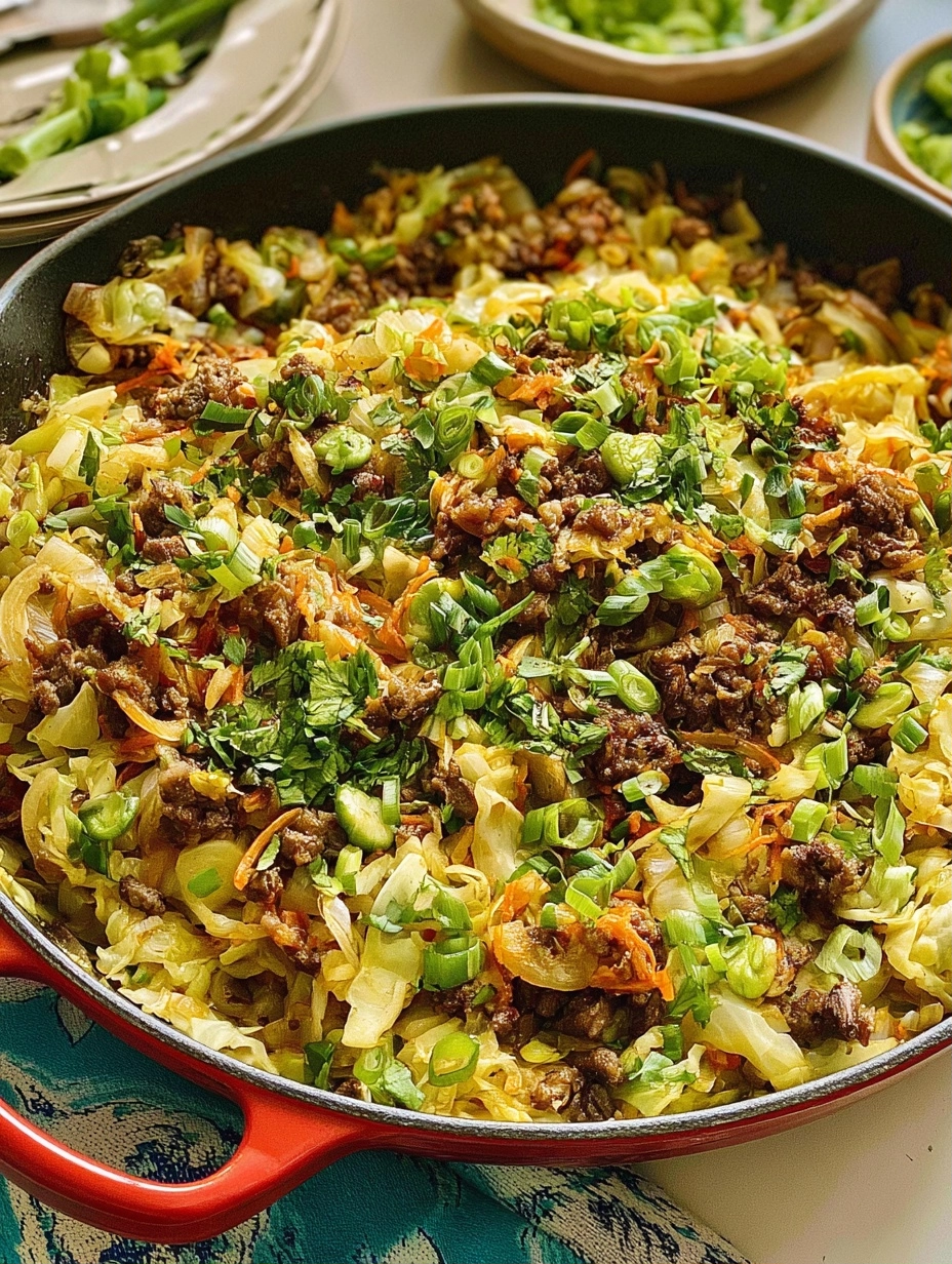 Low-Carb Beef & Cabbage Skillet Meal