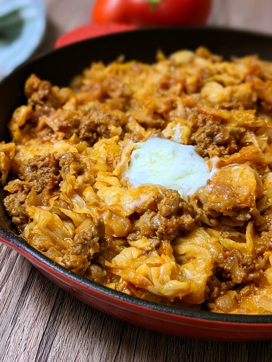 Keto Cabbage Roll Skillet: Simple One-Pot Dinner