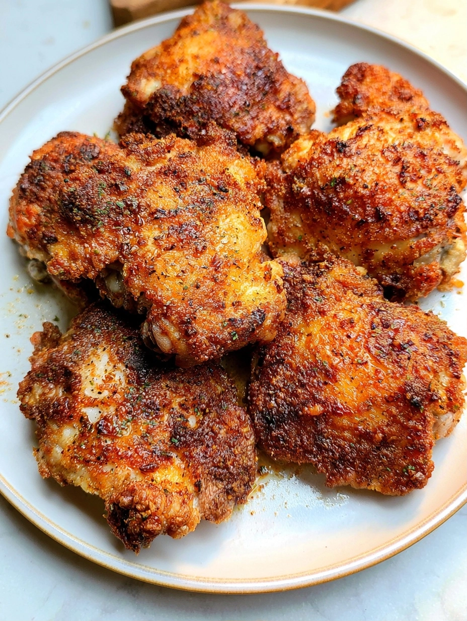 Crispy Skillet Chicken Thighs Recipe 2 Crispy Skillet Chicken Thighs Recipe