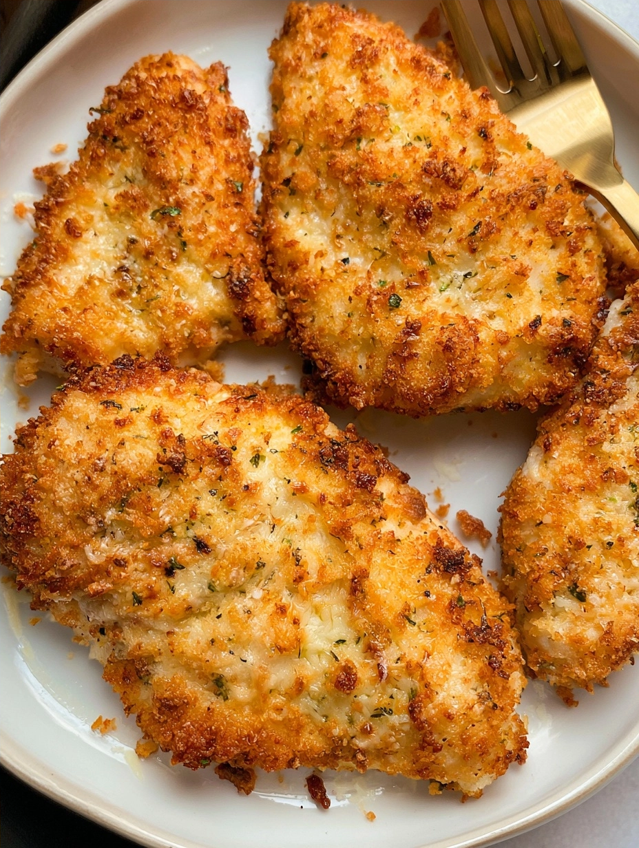 Crunchy Air Fryer Parmesan Crusted Chicken