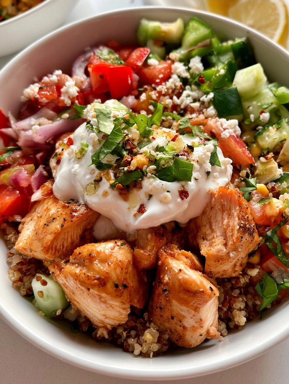 High-Protein Chicken Quinoa Bowl Recipe