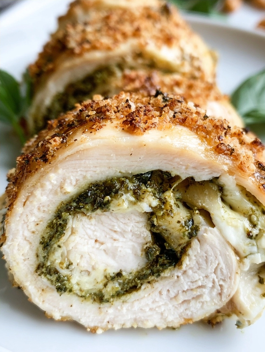 Comfort Food Pesto Stuffed Chicken Breast Recipe