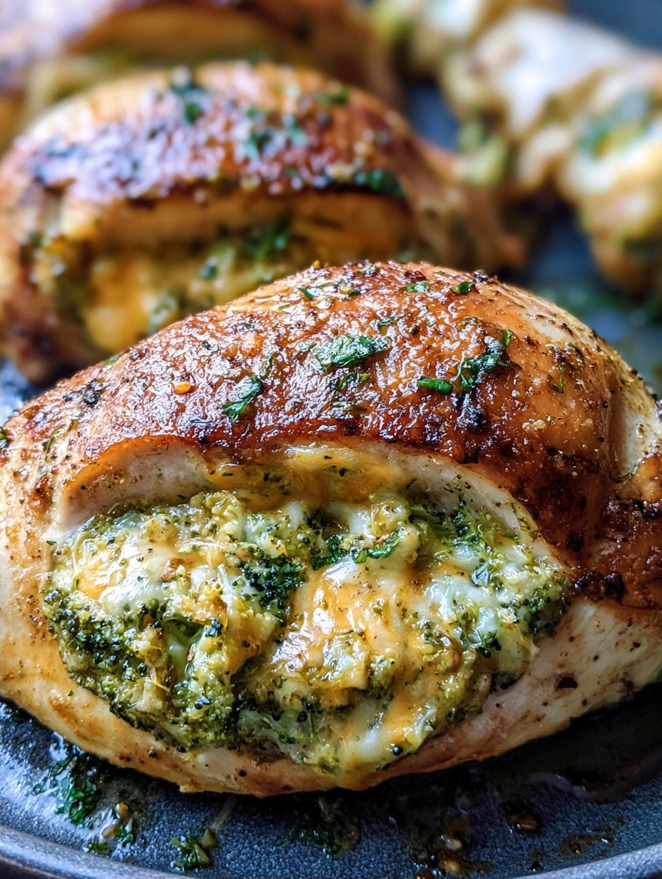 Broccoli Cheese Stuffed Chicken Breast Recipe